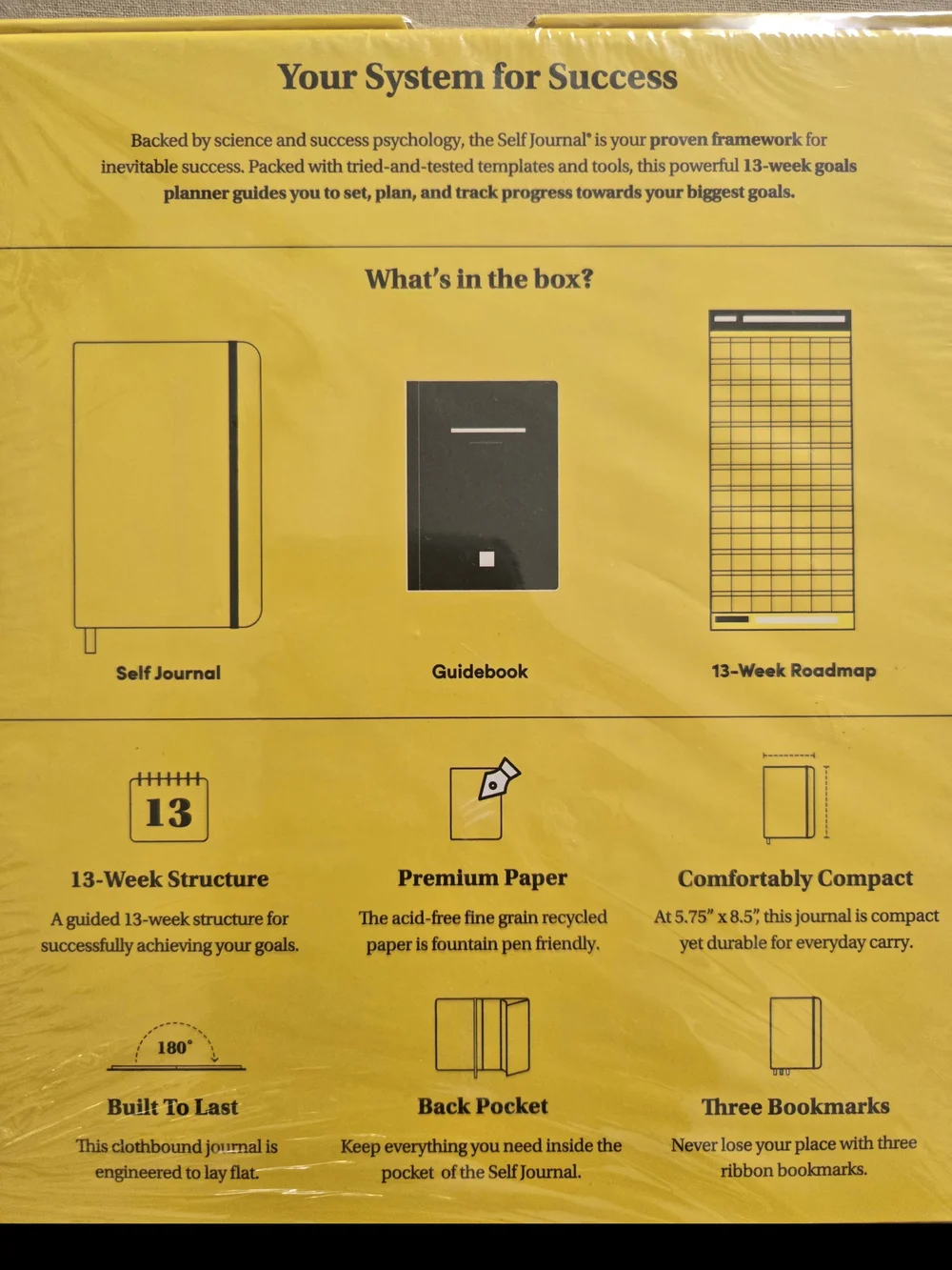 Brand - NEW IN PLASTIC - BestSelf Journal - Daily Planner